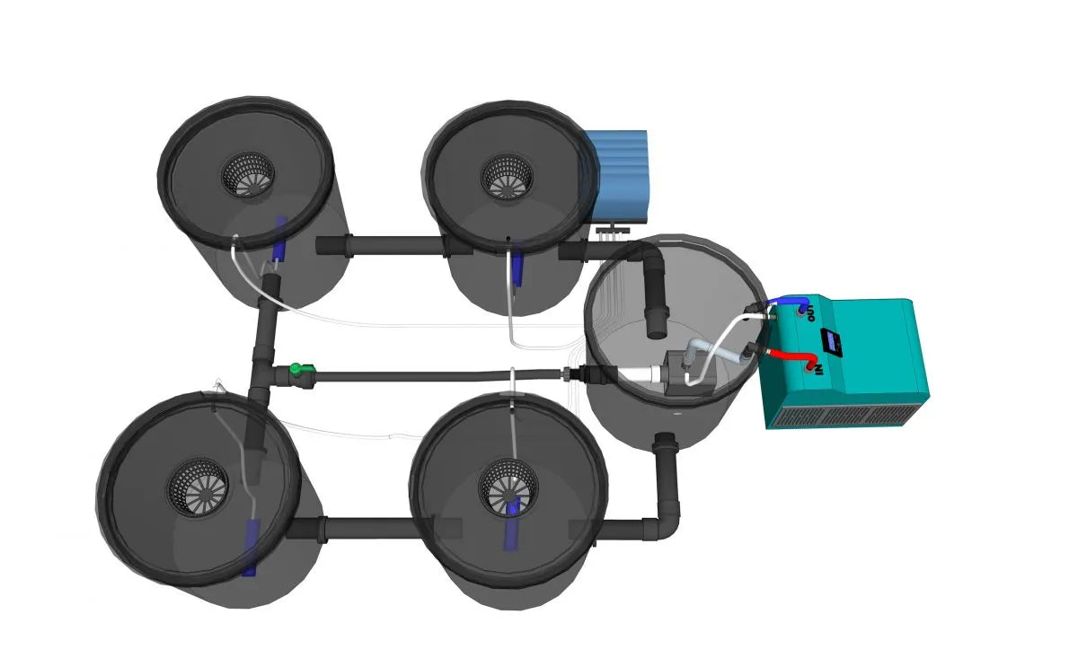 TECOPONIC HY1000 Water Chiller – Voor Tanks tot 1000 Liter 