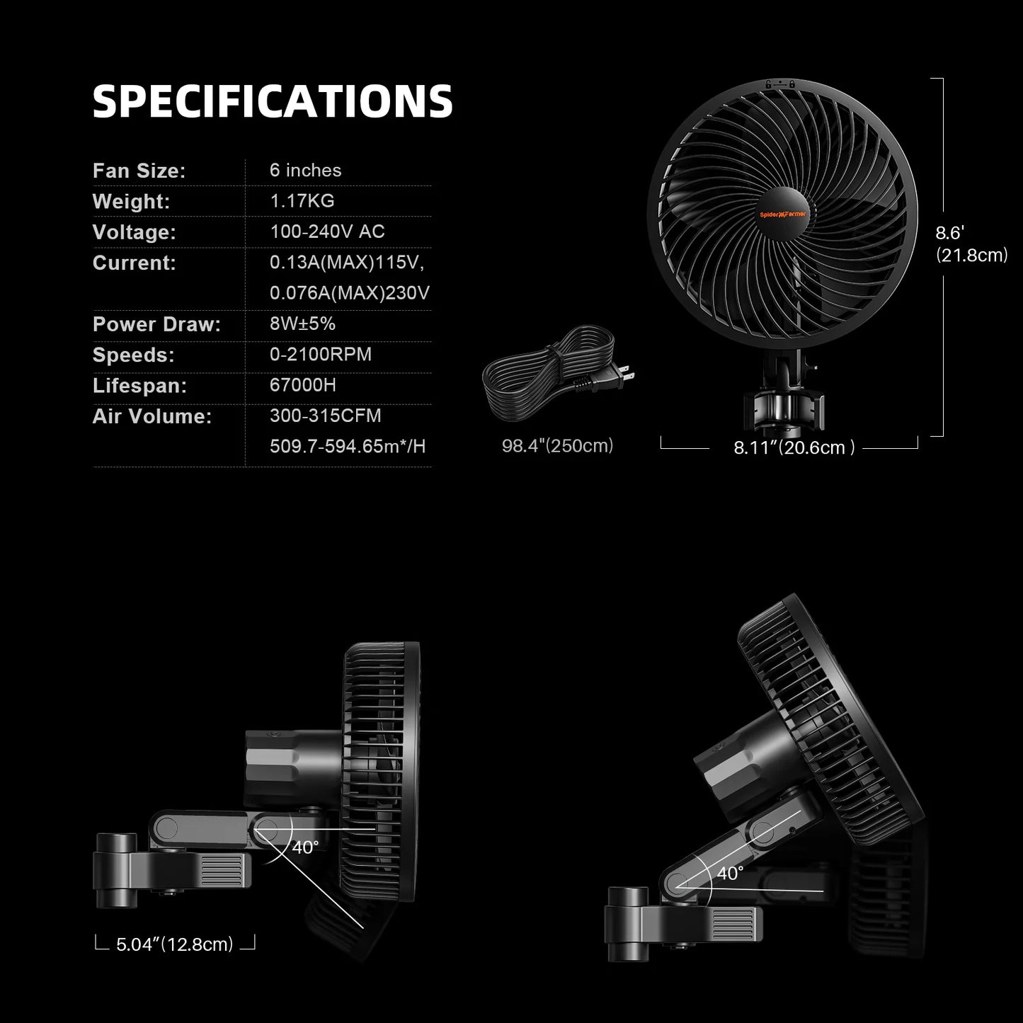 Spider Farmer G4500 Kweek Tent Kit Compleet – 140×70×200 cm Tent + 320W Full Spectrum LED + 4″ Ventilatiesysteem + 6″ Clipfan + Klimaatregeling