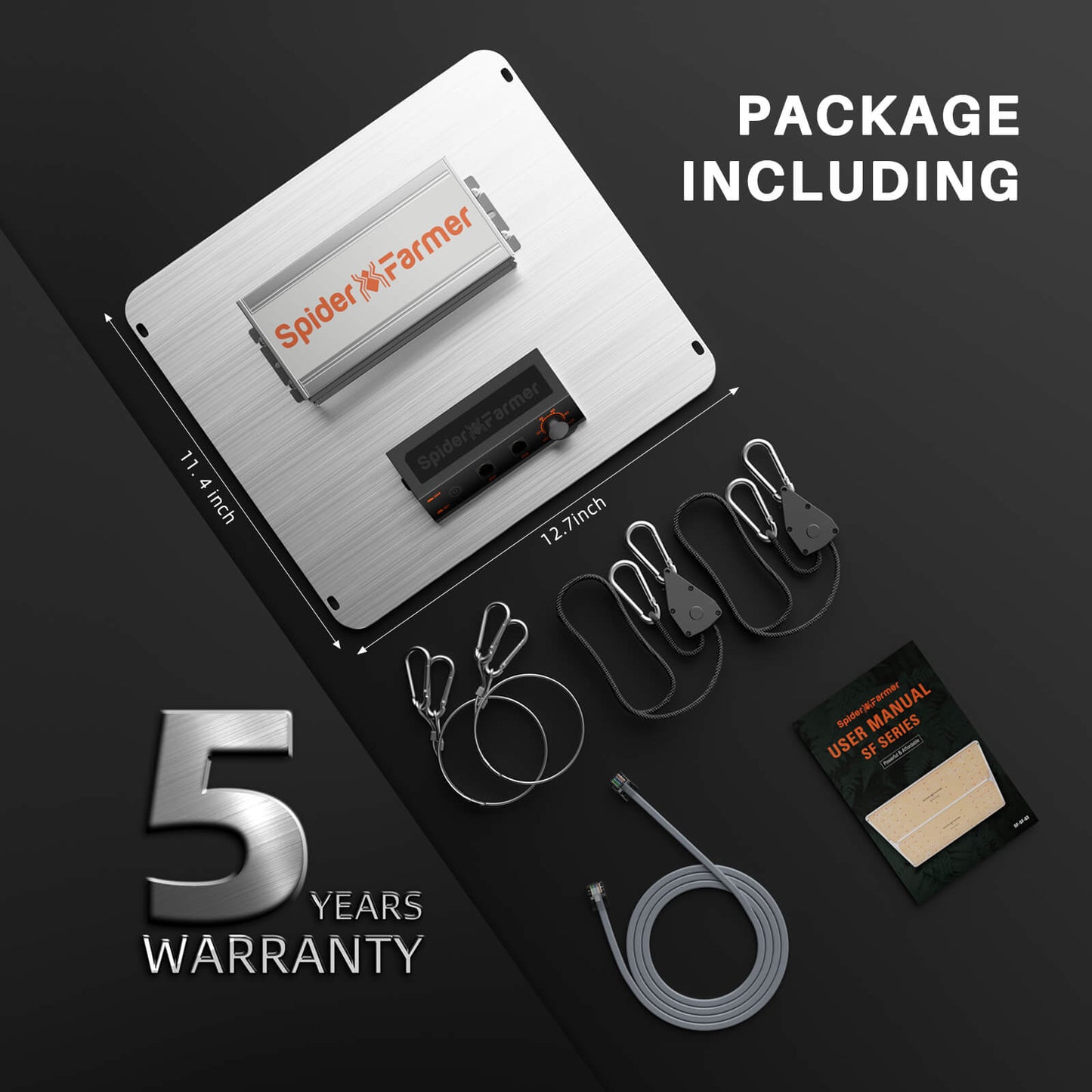 spider farmer sf1000 rookvrije warmteafvoer | sf1000 efficient heat sink | sf1000 effiziente wärmeableitung