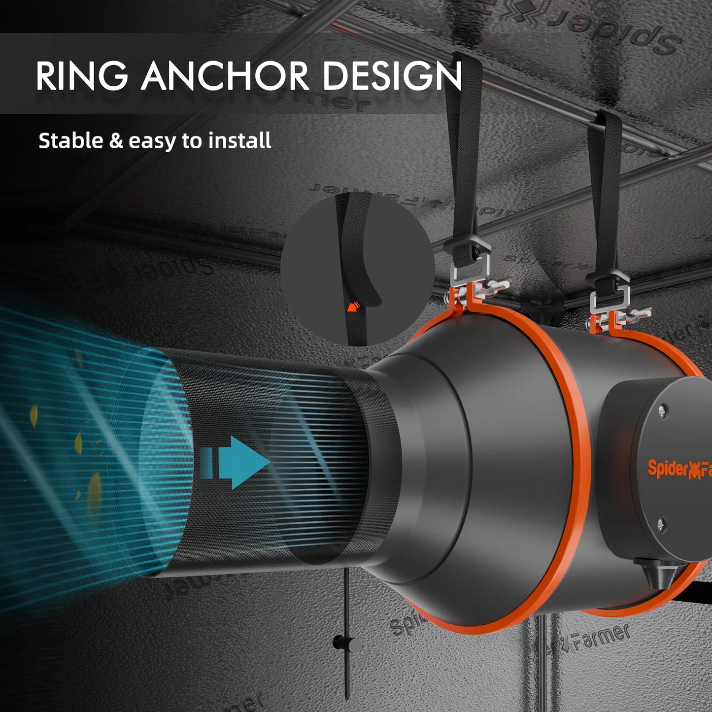 Spider Farmer G4500 Kweek Tent Kit Compleet – 140×70×200 cm Tent + 320W Full Spectrum LED + 4″ Ventilatiesysteem + 6″ Clipfan + Klimaatregeling