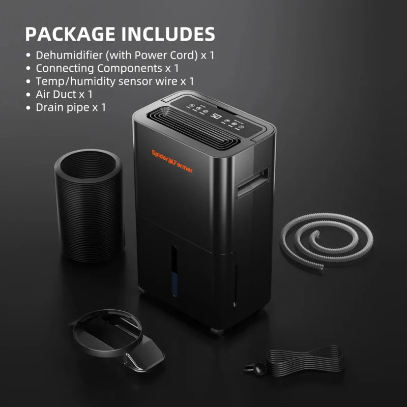 spider farmer luchtontvochtiger voor binnen tuin hydroponics pflanzen grow zelt