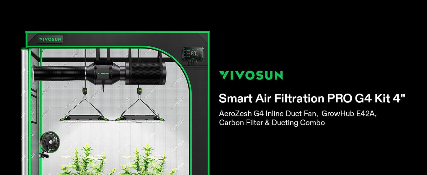 Vivosun AeroZesh G4 E42A Ventilation Kit 4″