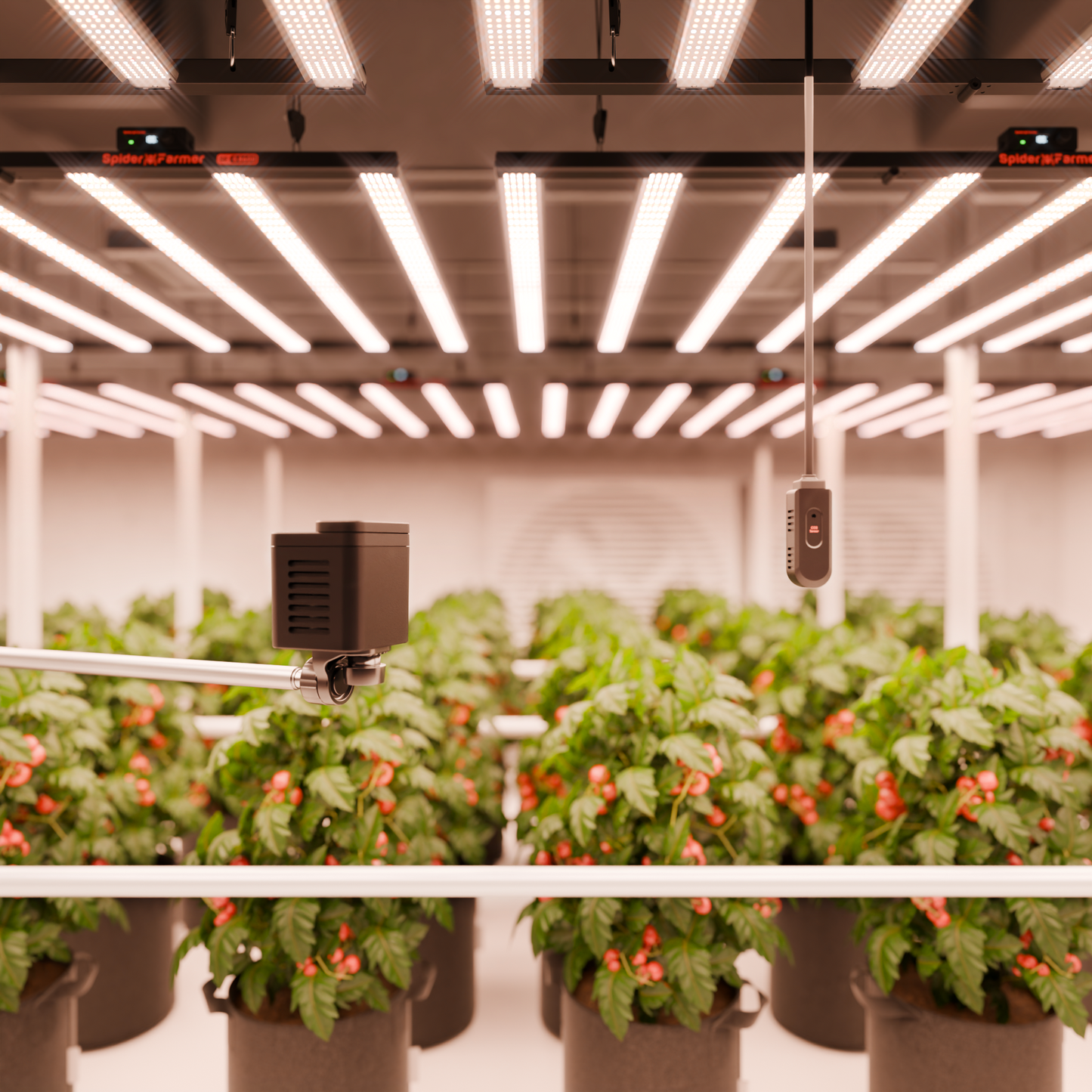 Spider Farmer Genius Grow System Sensor Pro – CO₂ & PPFD Klimaatsensor voor Kweektent