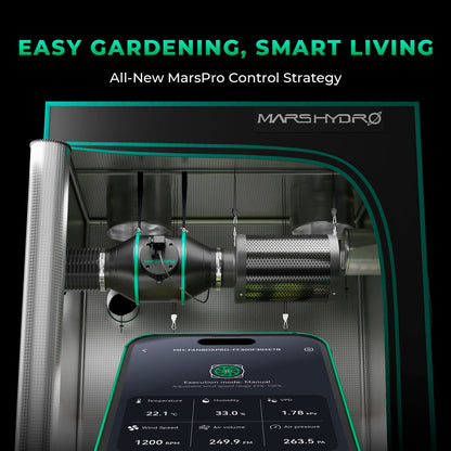 Mars Hydro iFresh 4″ (10cm) Smart Inline Duct Fan