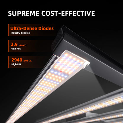 Spider Farmer G1000W 2.9 µmol/J LED Grow Light