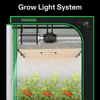 Vivosun VSFL6450 LED Grow Light Bar 645W
