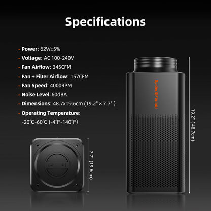 Spider Farmer ventilatie voor kweektent | Grow tent ventilation system | Belüftungssystem für Growzelt