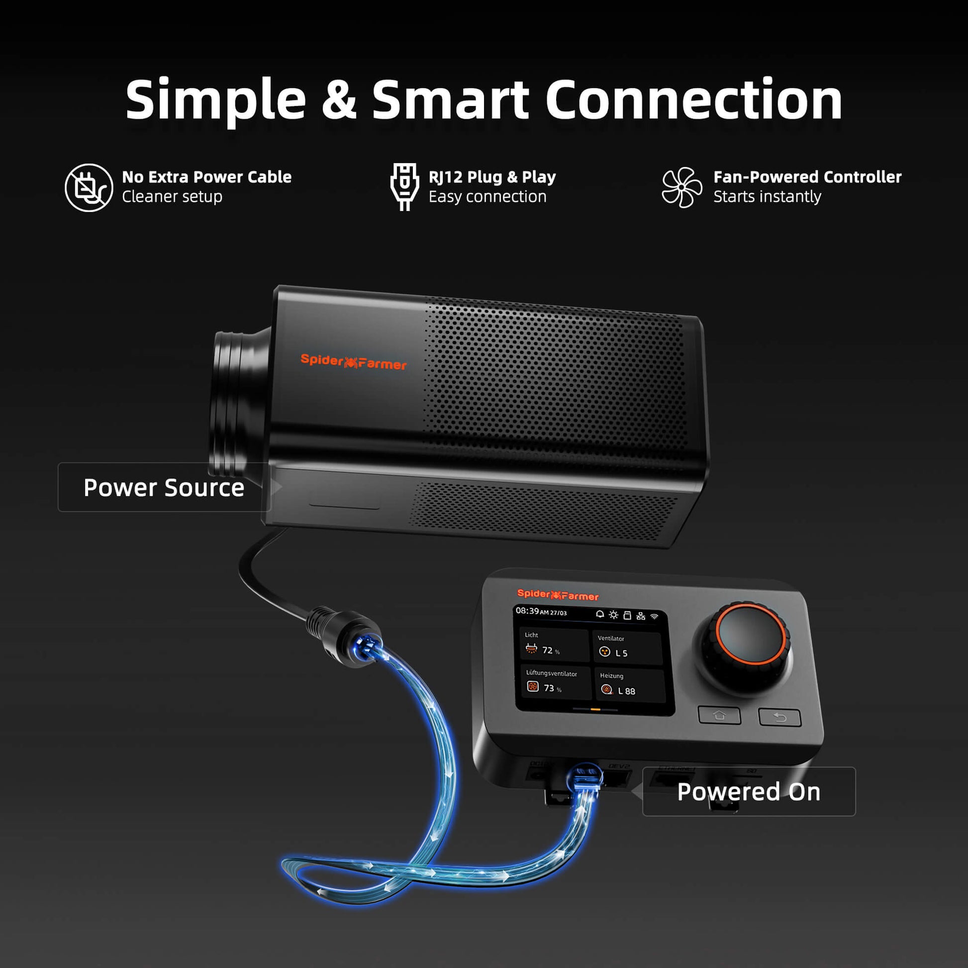 6 inch inline fan voor binnenkweek | 6 inch inline fan for indoor growing | 6 Zoll Inline Ventilator für Indoor Grow