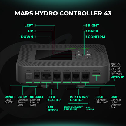 Mars Hydro Controller 43 Smart Control System 3-in-1 Sensor