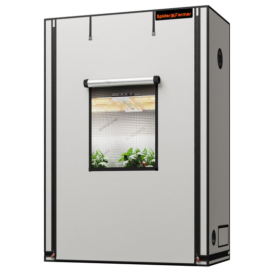 Spider Farmer 140×70×200 kweektent 2000D | Indoor grow tent 140×70×200 | Growzelt 140×70×200 2000D