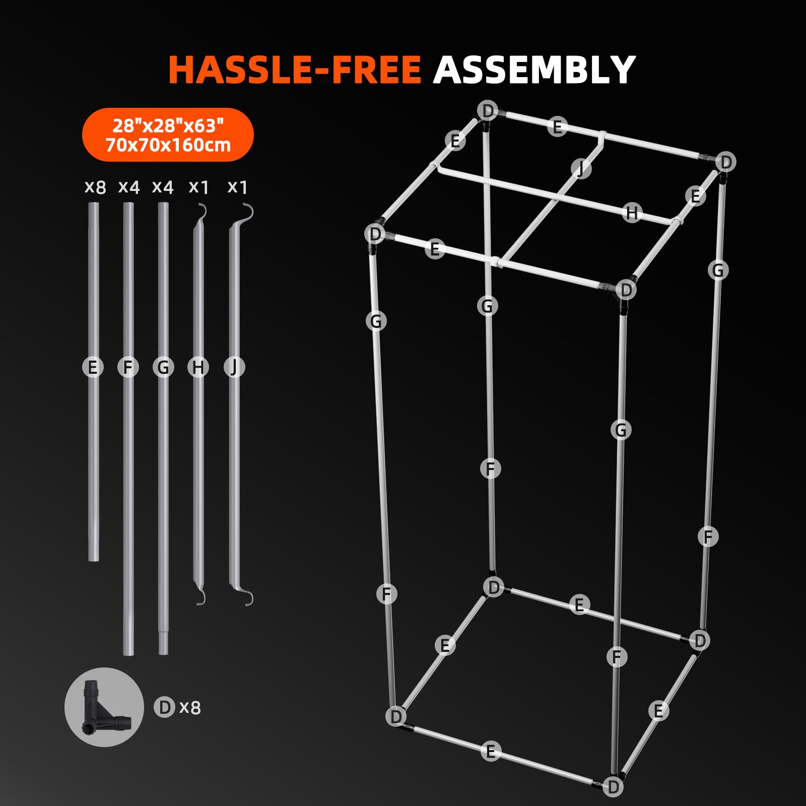 Lichtdichte 1680D kweektent voor optimale klimaatcontrole / Lightproof 1680D grow tent for optimal climate control / Lichtdichtes 1680D Growzelt für optimale Klimakontrolle