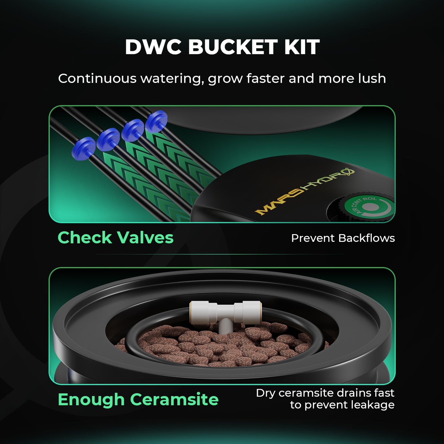 Mars Hydro DWC System 2 tankar