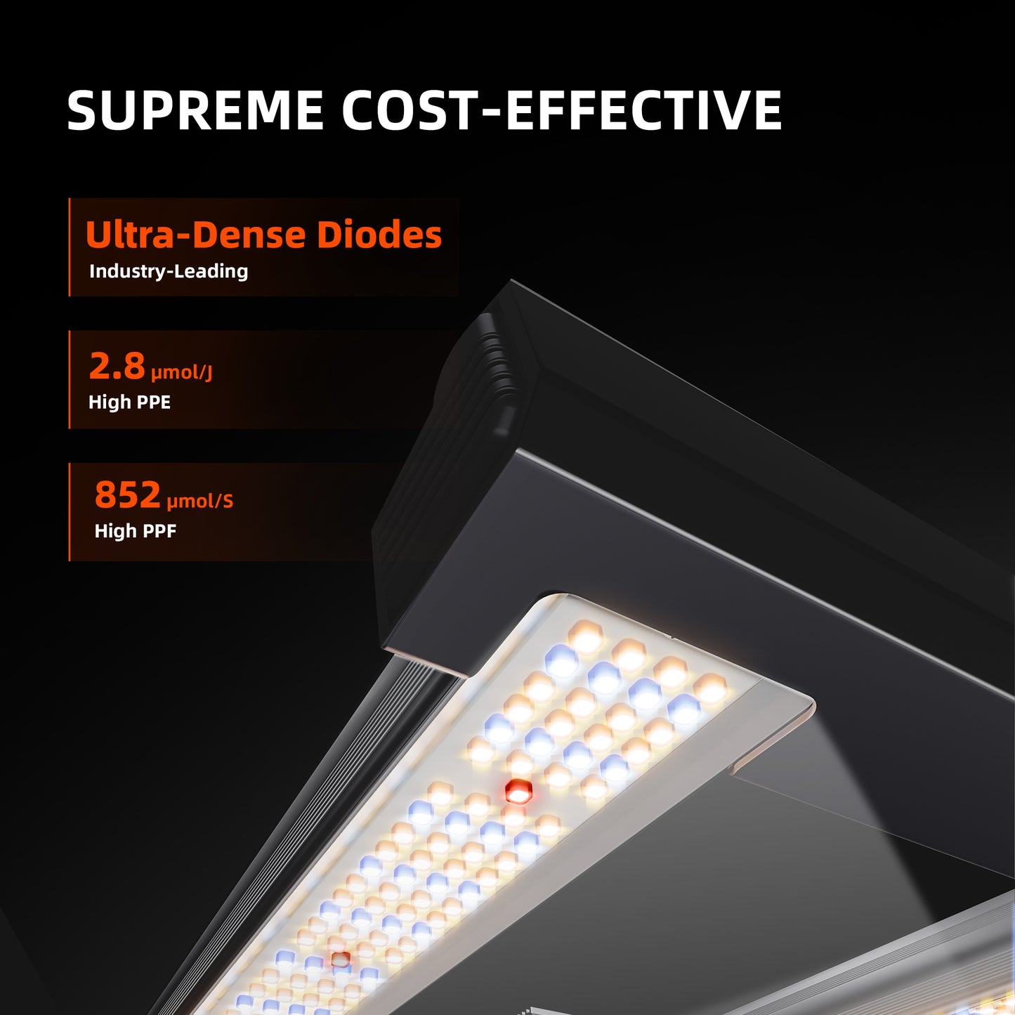 Spider Farmer G3000 2,8 µmol/J LED Grow Light