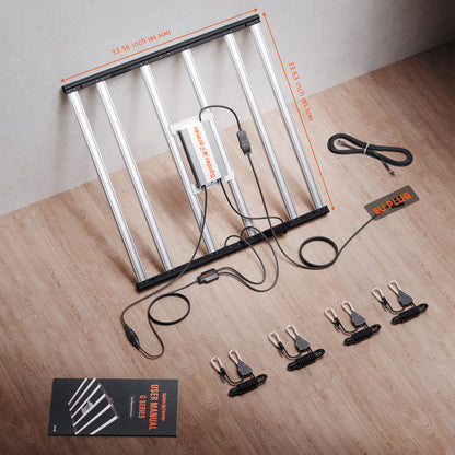 Spider Farmer G5000 LED grow tent light met lage warmteontwikkeling und optimale Luftzirkulation