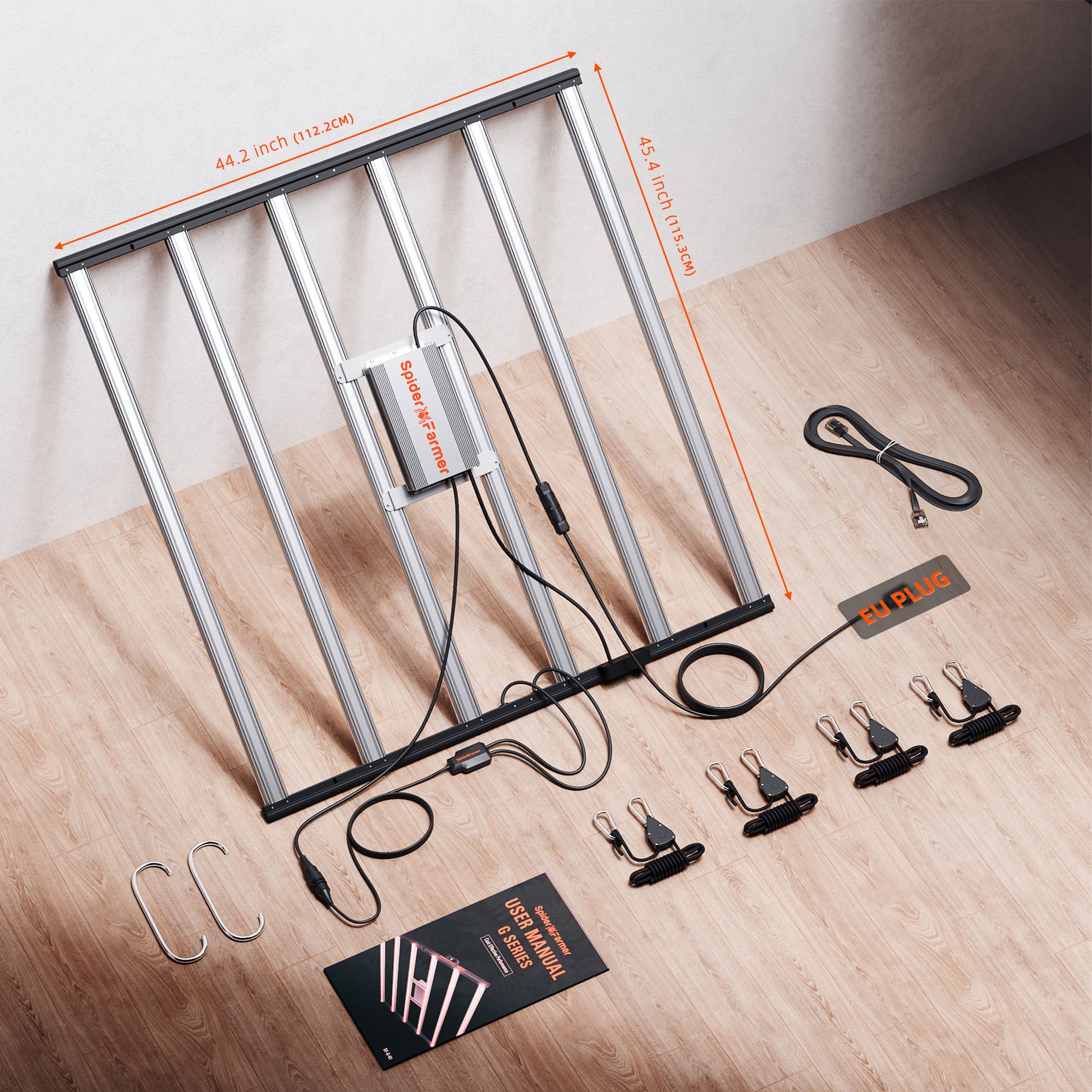 Spider Farmer G8600 LED kweeklamp met 2.85 µmol/J efficiëntie für hohe Erträge