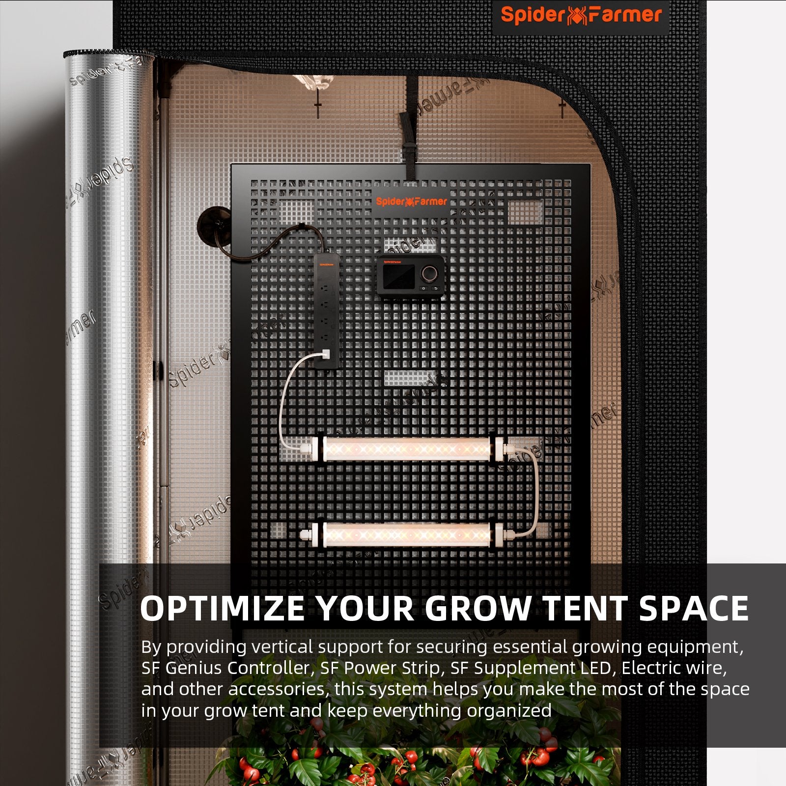 gearboard met verstelbare hoogte – stalen bevestigingsplaat – Höhenverstellbare Platte Growbox