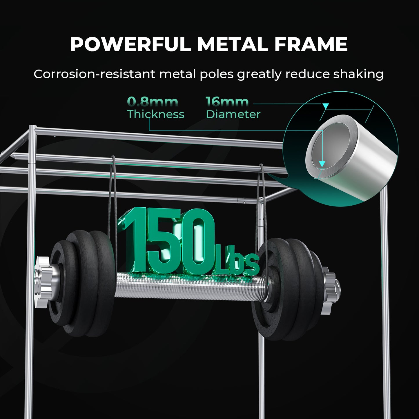 Mars Hydro 1 m² indoor kweektent 2000D | Mars Hydro 1 m² 2000D indoor grow tent | Mars Hydro 1 m² 2000D Indoor-Growzelt
