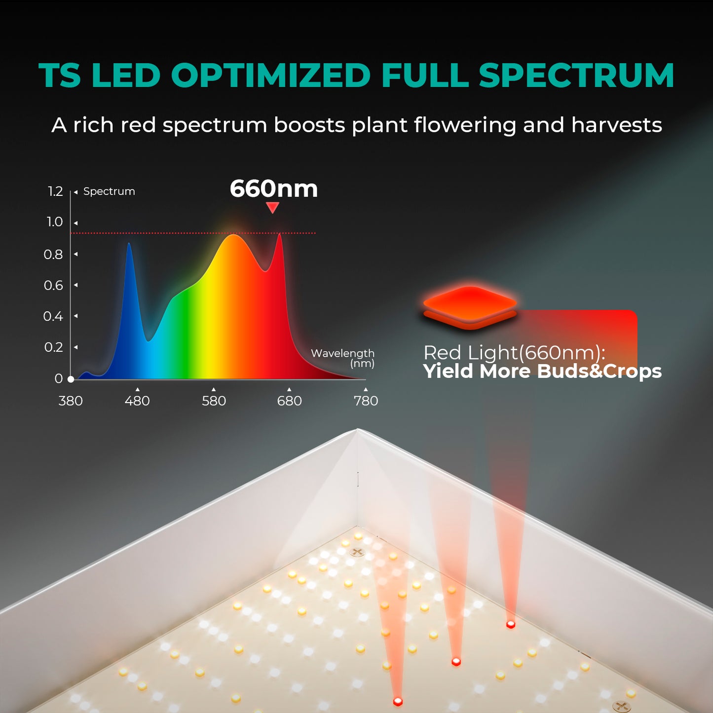 Mars Hydro Growers Kit TSW2000 Full Grow 120x120x200cm med Speed ​​​​Controller eller Smart Monitor