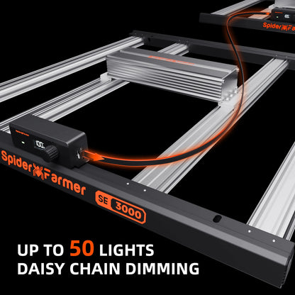 Spider Farmer SE3000 2,85 µmol/J LED Grow Light