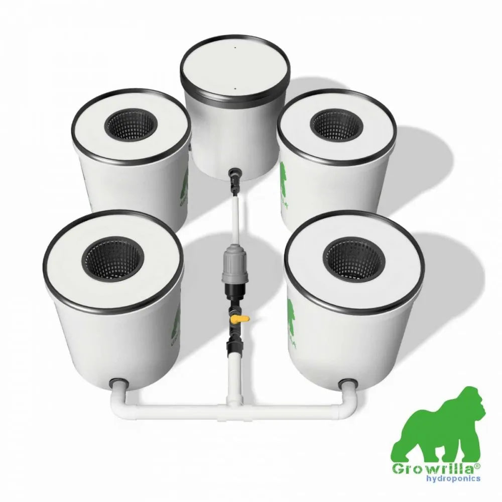 Growrilla (R)DWC Hydroponic System 2.0 – 4 behållare