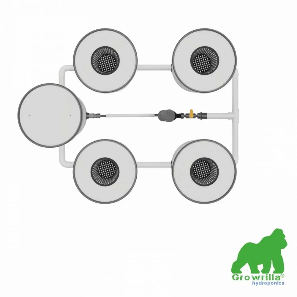 Growrilla (R)DWC Hydroponic System 2.0 – 4 behållare