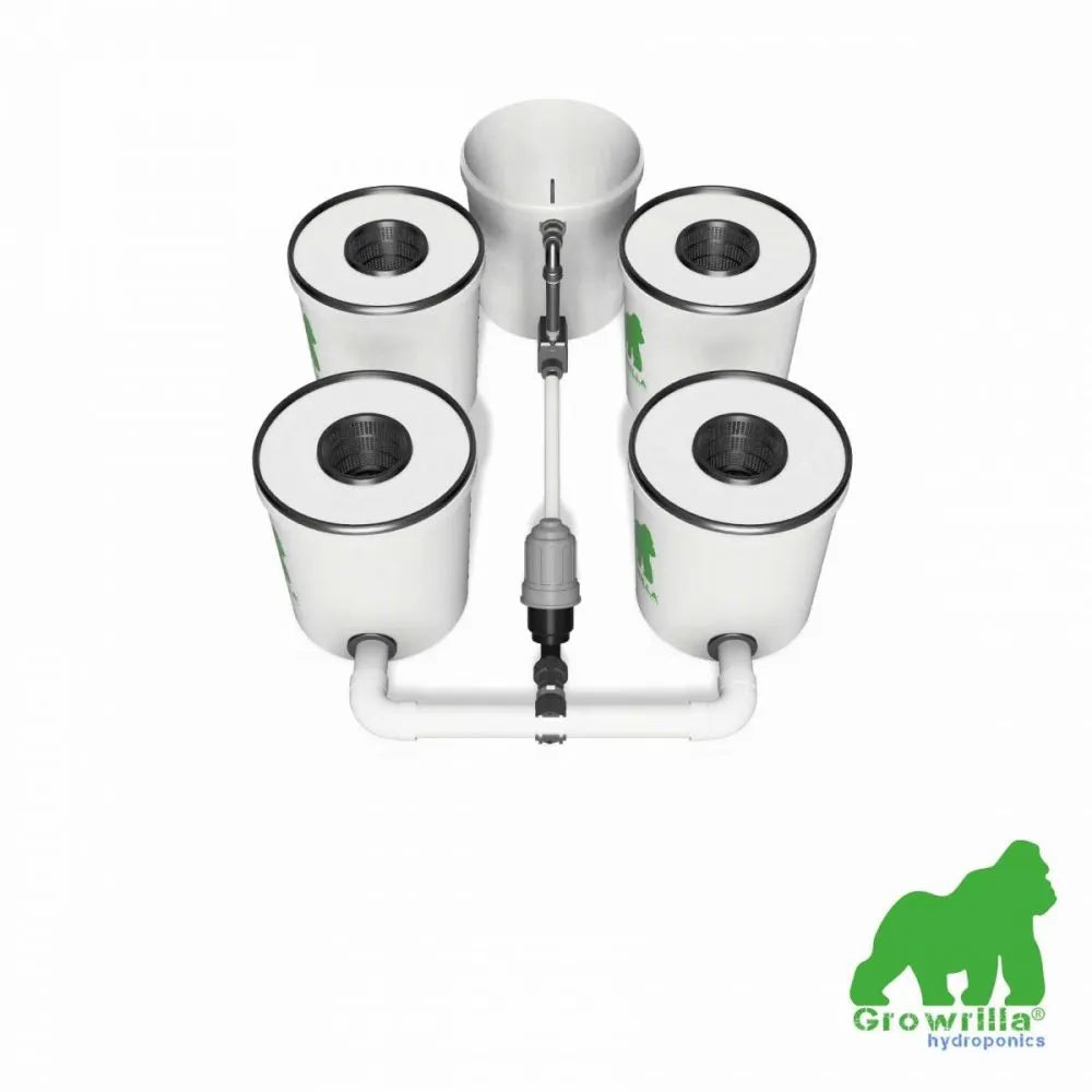 Growrilla (R)DWC PRO Hydroponic System – 4 behållare