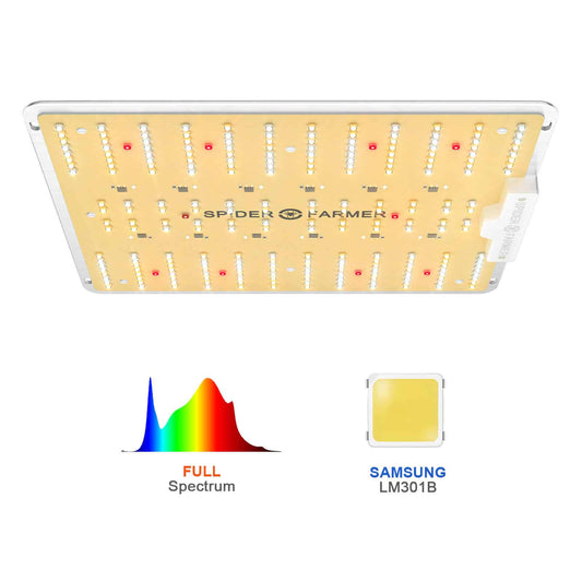 Spider Farmer SF1000D 100W 2,5 µmol/J Full Spectrum LED Grow Light