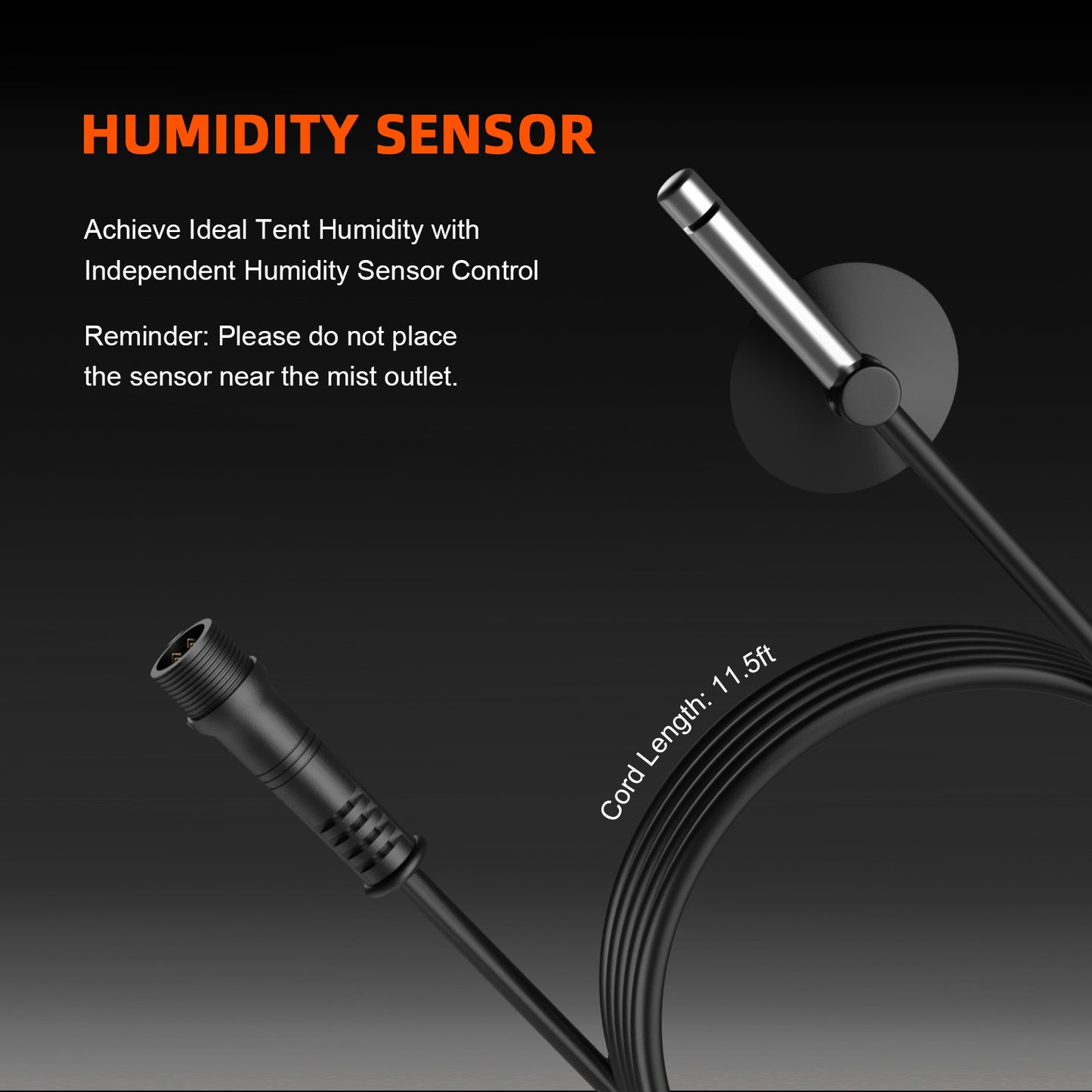 Grote kweektent luchtbevochtiger met 16 liter watertank | Large grow tent humidifier with 16 litre water tank | Großer Growzelt Luftbefeuchter mit 16 Liter Wassertank