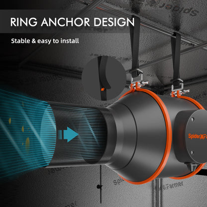 Spider Farmer G4500 Kweek Tent Kit Compleet – 140×70×200 cm Tent + 320W Full Spectrum LED + 4″ Ventilatiesysteem + 6″ Clipfan + Klimaatregeling