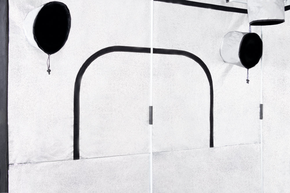 Multi zone binnenkweek tent vierkant ontwerp / Multi zone indoor grow tent square design / Multi Zonen Indoor Growzelt quadratisches Design