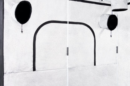 Multi zone binnenkweek tent vierkant ontwerp / Multi zone indoor grow tent square design / Multi Zonen Indoor Growzelt quadratisches Design