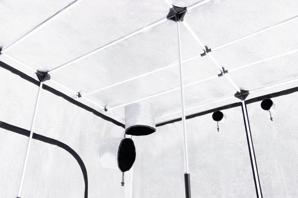 Professionele kweekruimte 5.76m2 vloeroppervlak / Professional grow space 5.76m2 floor area / Professioneller Anbauraum 5,76m2 Fläche