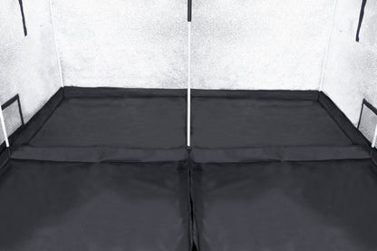 Reflecterende Mylar kweektent voor optimale lichtverdeling / Reflective Mylar grow tent for optimal light distribution / Reflektierendes Mylar Growzelt für optimale Lichtverteilung