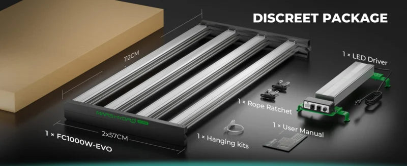 Mars Hydro FC1000W EVO – 1000W Full Spectrum LED Kweeklamp