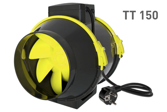 Garden HighPro PROFAN TT 150mm afzuigventilator voor 120x120 kweektent / Garden HighPro TT 150mm extractor fan for 120x120 grow tent / Garden HighPro TT 150mm Abluftventilator für 120x120 Growzelt