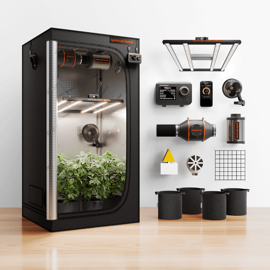 Spider Farmer G3000 300W complete kweektent set 90×90×180 cm | Spider Farmer G3000 300W complete grow tent kit 90×90×180 cm | Spider Farmer G3000 300W komplettes Growzelt-Set 90×90×180 cm