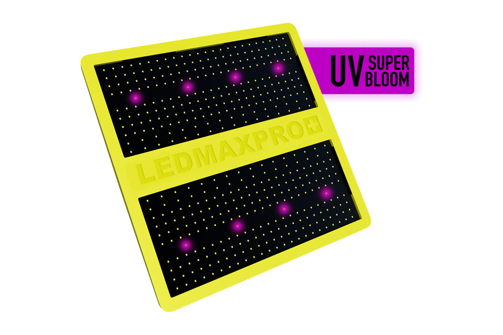 Garden HighPro LEDMAXPRO+ 150W LED kweeklamp met UV 405nm voor 80x80 kweektent – 150W full spectrum LED grow light with UV boost – 150W LED Growlampe mit UV 405nm für 80x80 Growzelt