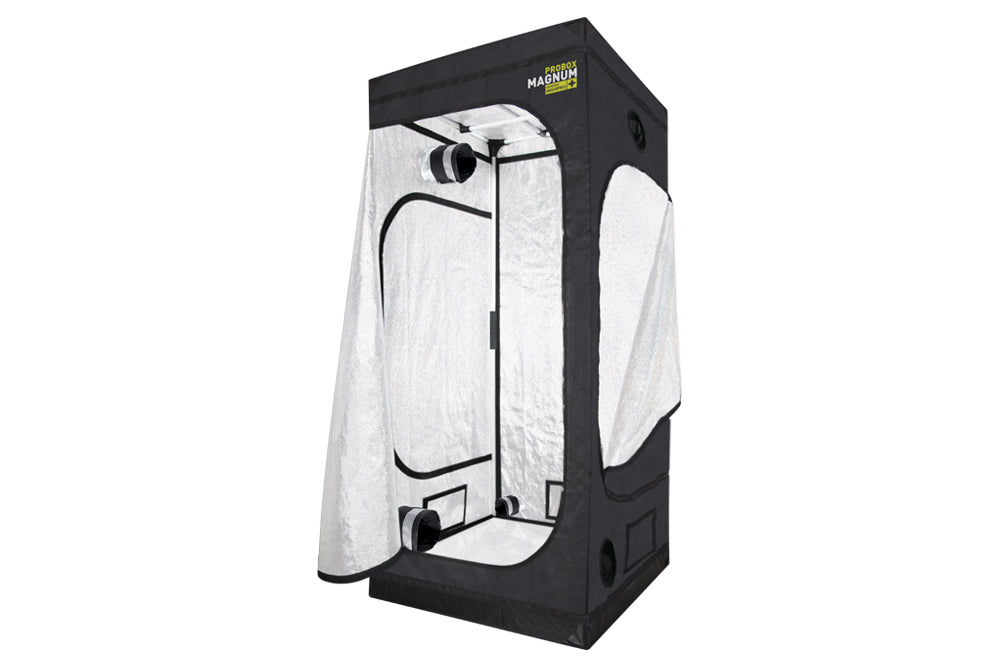 Garden HighPro PROBOX Magnum 120 kweektent 120x120x220 cm indoor grow tent met 97% Mylar reflectie / Garden HighPro PROBOX Magnum 120 grow tent 120x120x220 cm reflective indoor grow tent / Garden HighPro PROBOX Magnum 120 Growzelt 120x120x220 cm Indoor Grow Tent mit Mylar Reflexion