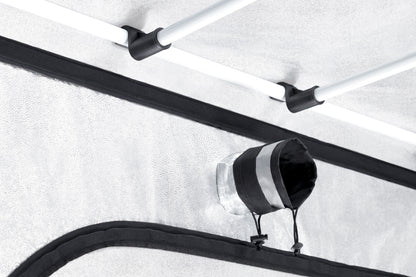 Indoor kweektent voor LED kweeklampen 150x150 cm / grow tent for LED grow lights / Growzelt für LED Pflanzenlampen