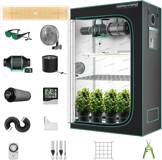 Mars Hydro Growers Kit TSL2000 Full Grow 120x60x180cm med hastighetskontroll