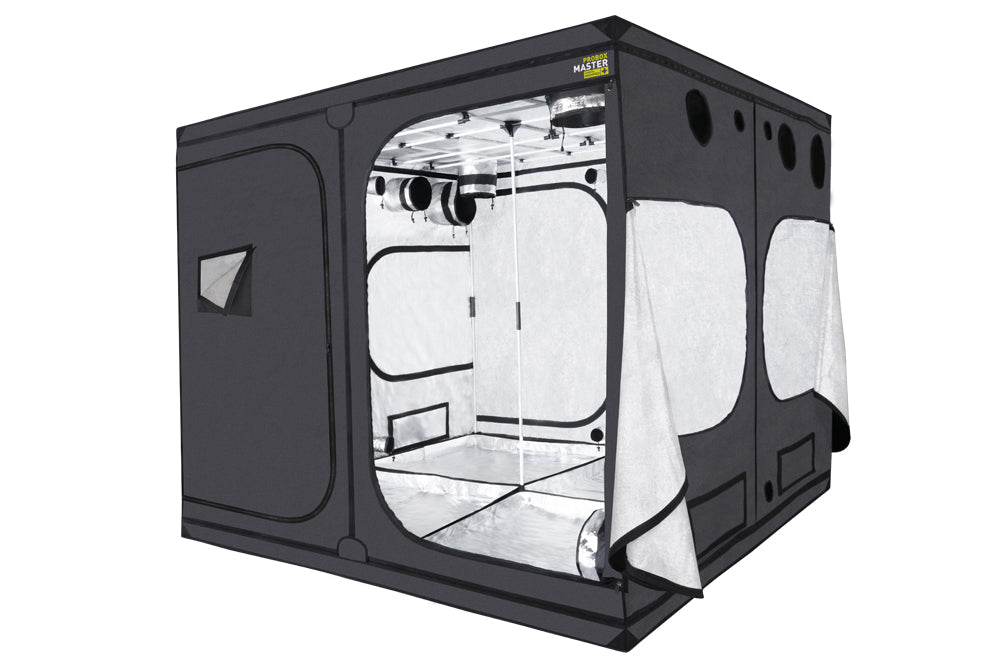 240x240x200 cm grote kweektent met 97% mylar reflectie voor multi LED setup / Large reflective grow tent / Großes reflektierendes Growzelt