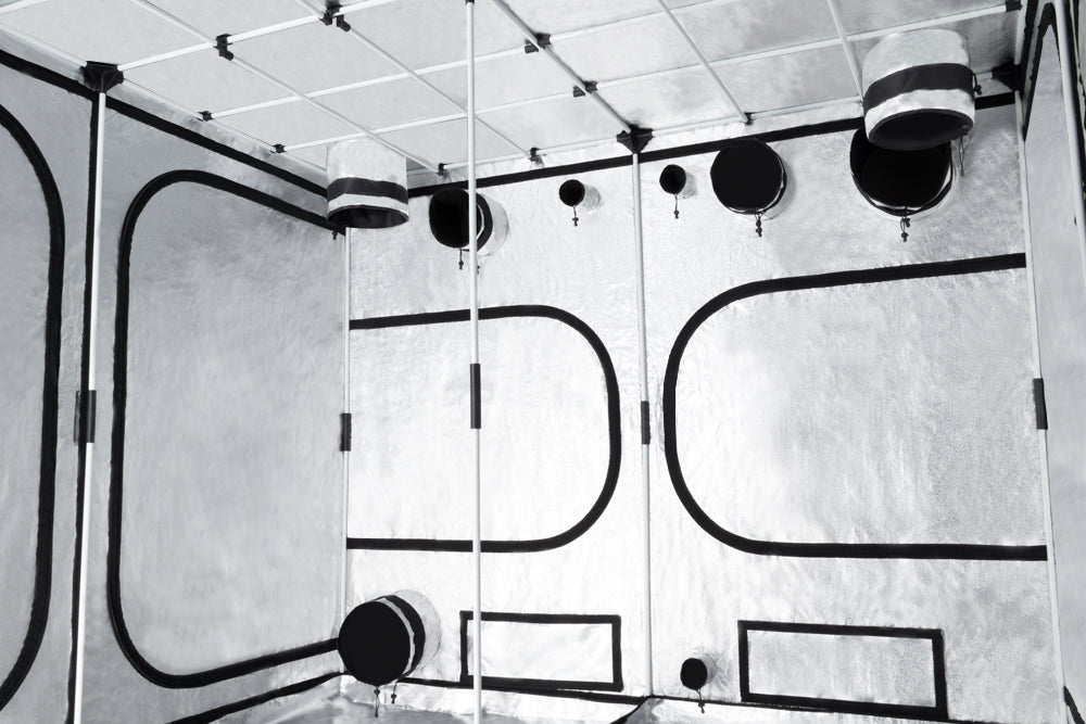 XXL kweektent met 72kg draagvermogen voor zware LED systemen / High capacity grow tent / Hohe Tragkraft Growzelt