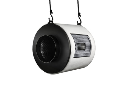 125mm actieve kool geurfilter 460 m3/u voor bloeifase / 125mm activated carbon odor filter 460 m3/h for flowering stage / 125mm Aktivkohle Geruchsfilter 460 m3/h für Blütephase