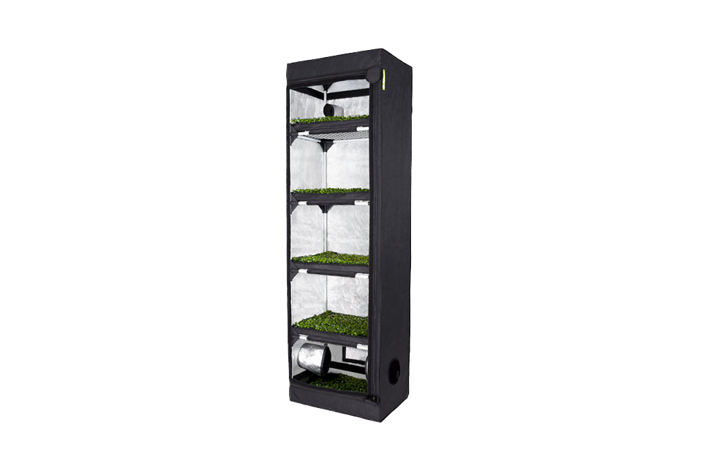 Garden HighPro PROBOX Propagator L 60x40x200 cm verticale propagator kweektent voor stekken en zaailingen / vertical propagation grow tent for cuttings and seedlings / vertikales Propagator Growzelt für Stecklinge und Sämlinge