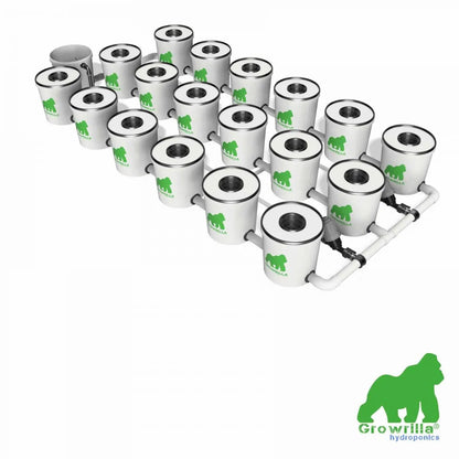 Growrilla RDWC PRO Hydroponic System – 18 Buckets