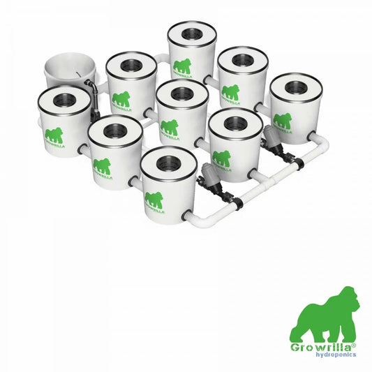 Growrilla (R)DWC PRO Hydroponic System – 9 behållare