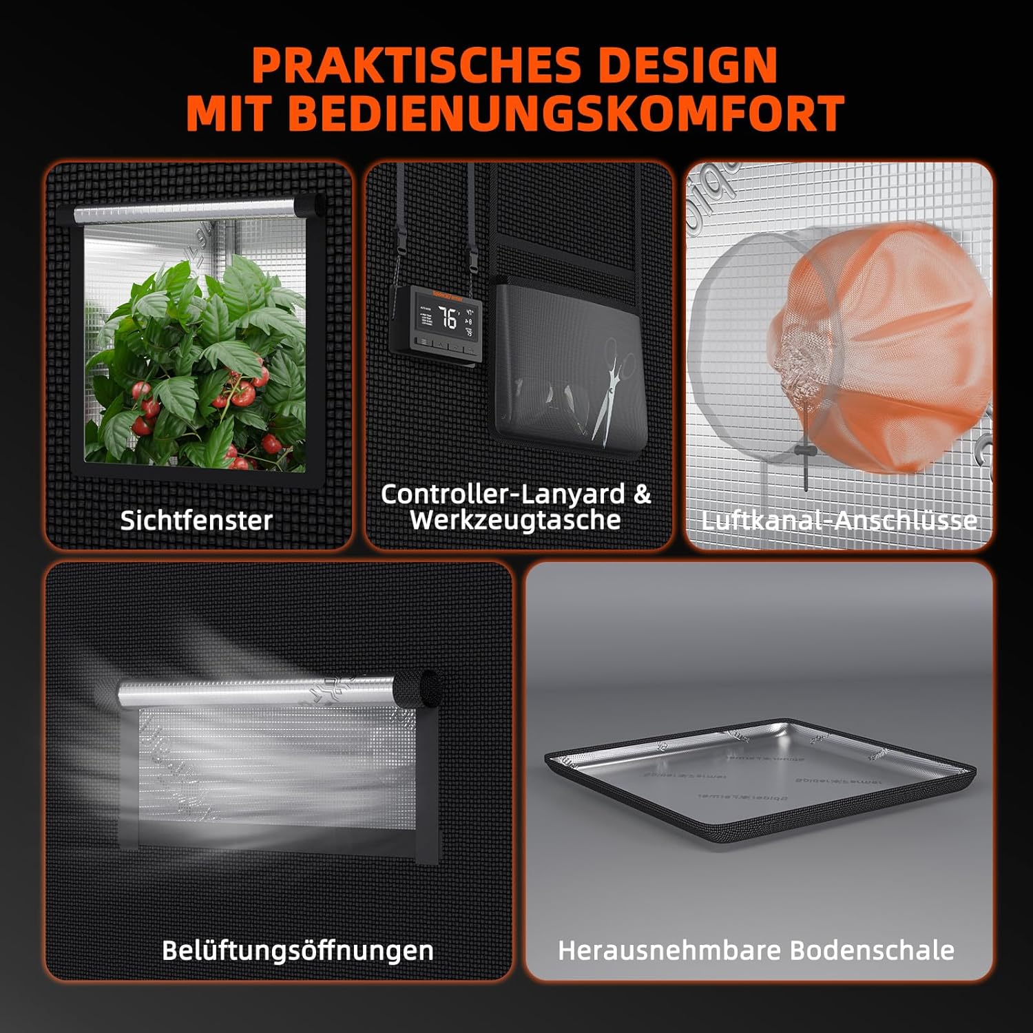 4 inch koolstoffilter kweektent | 4 inch carbon filter grow tent | 4 zoll kohlefilter grow tent