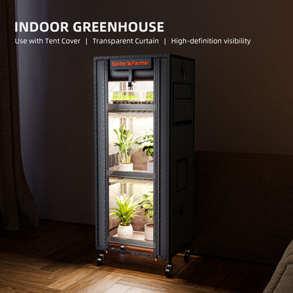 Spider Farmer plant stand met mechanische timer voor automatische lichtcyclus – grow light with timer – LED Pflanzenlicht mit Timer